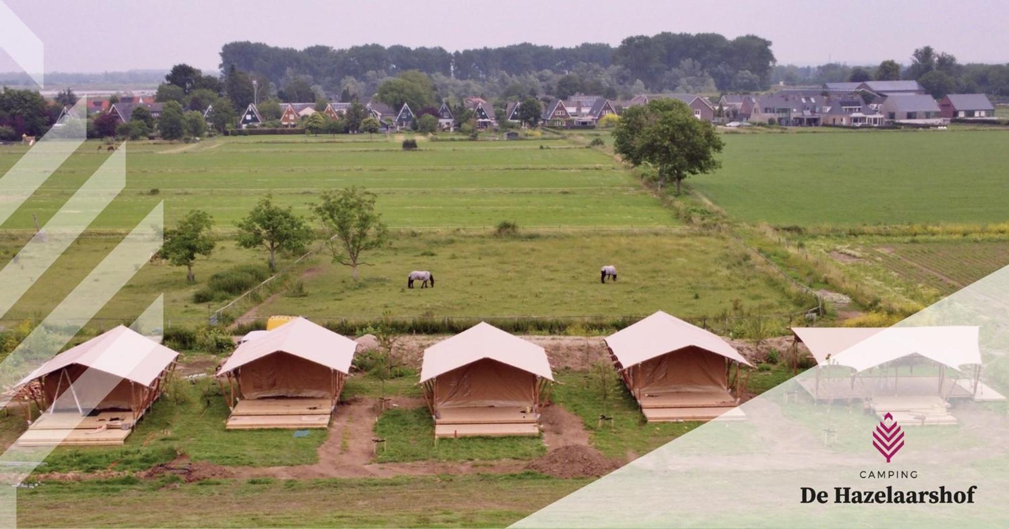 De Hazelaarshof Luxe Glampingtent Bij Natuurgebied De Millingerwaard Kekerdom Экстерьер фото
